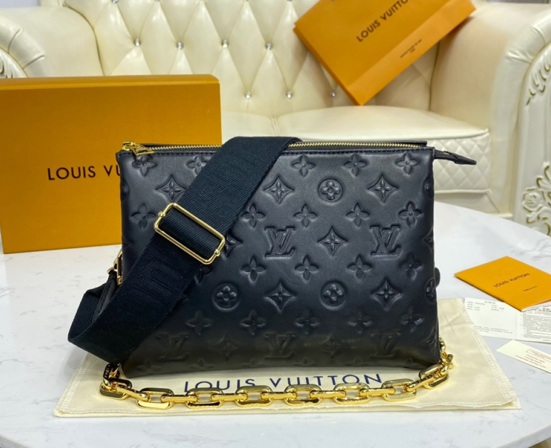 Louis Vuitton Monogram Embossed Lambskin Coussin Pm M Luxtime