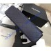 Chanel Small Classic Flap Bag in Dark Blue Lambskin with golden hardware