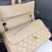 Chanel Small Classic Flap Bag in Tan Lambskin with golden hardware