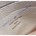 Louis Vuitton Monogram Empreinte Leather Double Zip Pochette Beige Dore M63919