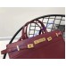 Saint Laurent MANHATTAN Small shopping in smooth leather YSL6968-wine-red