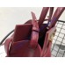 Saint Laurent MANHATTAN Small shopping in smooth leather YSL6968-wine-red