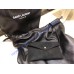 Saint Laurent TEDDY shopping bag in linen canvas YSL8805-black