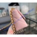 Chanel 19 Large Flap Bag C1161-pink