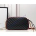 Gucci GG Marmont small matelasse shoulder bag GU447632-black-red