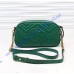 Gucci GG Marmont small matelasse shoulder bag GU447632A-green