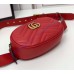 Gucci GG Marmont Matelasse Leather Belt Bag GU476434-red
