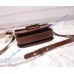 Gucci Leather Horsebit 1955 shoulder bag GU602204L-brown