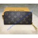 Louis Vuitton Monogram Canvas Clemence Wallet Mimosa M60744