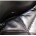 Saint Laurent LOULOU PUFFER Medium bag in quilted lambskin YSL577475B-black