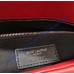 Saint Laurent LOULOU PUFFER Medium bag in quilted lambskin YSL577475B-red