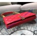 Saint Laurent BECKY chain wallet in quilted lambskin YSL585031-red