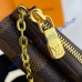 Louis Vuitton Damier Ebene Card Holder Recto Verso N60405-red