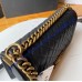 Chanel Boy Medium Quilted Flap Bag in Calfskin C67086AB-black