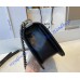 Chanel Boy Medium Quilted Flap Bag in Lambskin C67086B-black