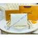 Louis Vuitton Monogram-embossed Lambskin Coussin PM M57793