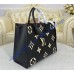 Louis Vuitton Bicolor Monogram Empreinte Leather Onthego MM M45495