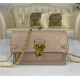 Louis Vuitton Monogram Empreinte Leather Vavin Chain Wallet M67839-gray