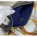 Louis Vuitton Monogram Canvas Pallas Clutch M44058-blue