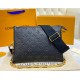 Louis Vuitton Monogram-embossed Lambskin Coussin PM M57790