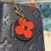 Louis Vuitton Monogram Empreinte Leather Clemence Wallet Marine Rouge M63920