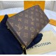 Louis Vuitton Monogram Canvas Zippy Organizer M62581-brown
