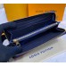 Louis Vuitton Monogram Empreinte Leather Clemence Wallet M69415-navy-blue