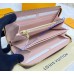 Louis Vuitton Damier Ebene Zippy Wallet N41661-pink