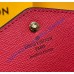 Louis Vuitton Damier Ebene Sarah Wallet N60114-red