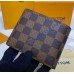 Louis Vuitton Damier Ebene Multiple Wallet N60895-brown