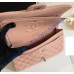 Chanel Small Classic Flap Bag in Pink Caviar Leather with silver hardware