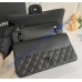Chanel Small Classic Flap Bag in Black Caviar Leather with black hardware C1112CB-black