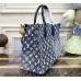 Louis Vuitton Denim Jacquard OnTheGo MM M46448-gray