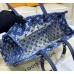 Louis Vuitton Denim Jacquard OnTheGo MM M46448-blue