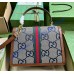 Gucci Ophidia GG Small Top Handle Bag GU651055C-blue-brown