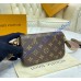 Louis Vuitton Monogram Felicie Strap & Go M80091-pink
