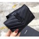 Saint Laurent Cassandre Matelasse Small Envelope Wallet In Lambskin YW414404-C
