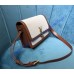 Saint Laurent Solferino Medium In Box Leather And Linen YSL634305C-white-brown