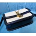 Saint Laurent Solferino Small Satchel In Box Leather YSL634306-white-black