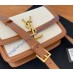 Saint Laurent Solferino Small Satchel In Linen And Box Leather YSL634306C-white-brown