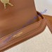 Saint Laurent Solferino Small Satchel In Linen And Box Leather YSL634306C-white-brown