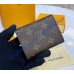 Louis Vuitton Monogram Canvas Enveloppe Carte de visite M63801-brown