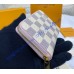 Louis Vuitton Damier Azur Zippy Coin Purse N60229-pink