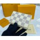 Louis Vuitton Damier Azur Enveloppe Carte de visite N63338-white