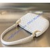 Bottega Veneta Clicker Small Shoulder Bag B730968-chalk