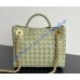 Bottega Veneta Small Andiamo With Chain B786008-travertine