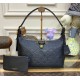Louis Vuitton Monogram Empreinte leather Sac Sport M46610-black