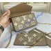 Louis Vuitton Monogram Empreinte Félicie Pochette M82479-gray