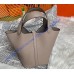 Hermes Picotin Lock 18 Palladium Hardware H2218W-gris-tourterelle