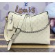 Louis Vuitton Mahina Leather Hand It All MM M24132-cream